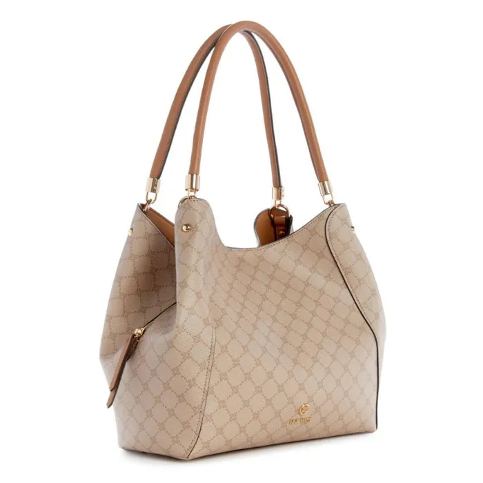 Etta Jet Set Carryall Khaki Logocamel Women Nine West Satchels and Shoulder Bags Etta Jet Set Carryall Khaki Logocamel Women Nine West Satchels and Shoulder Bags