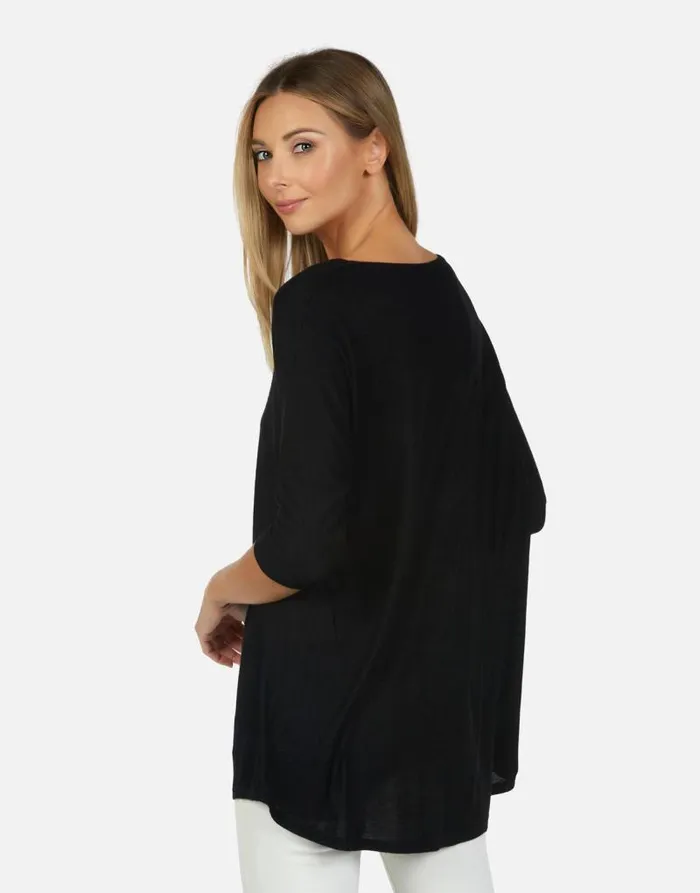 Eva X Led Zeppelin Black Women Lauren Moshi Short Sleeve