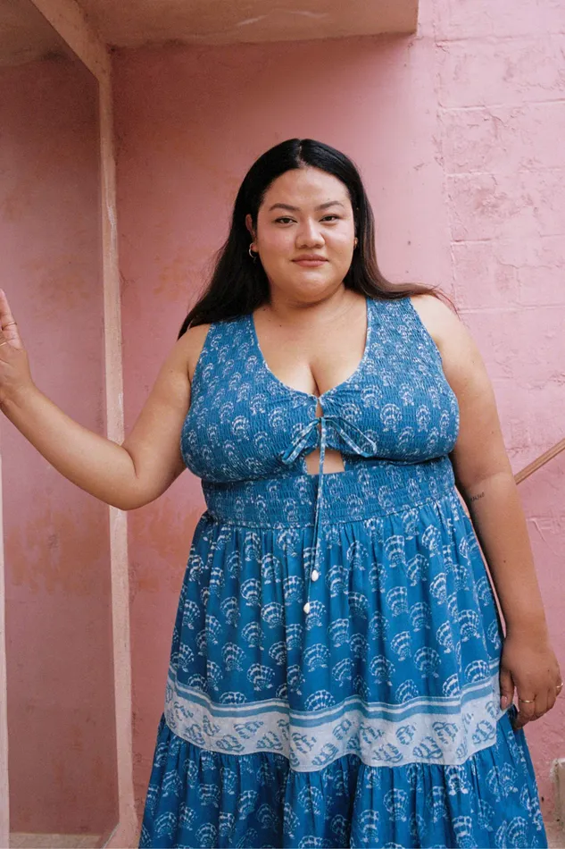 Extended Sizing Christy Dawn Women The Mika Dress Extended Ocean Seashell Extended Sizing Christy Dawn Women The Mika Dress Extended Ocean Seashell