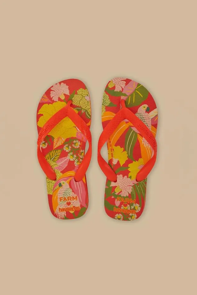 Farm Neon Flor Havaianas Sandals Women FARM Rio Sandals
