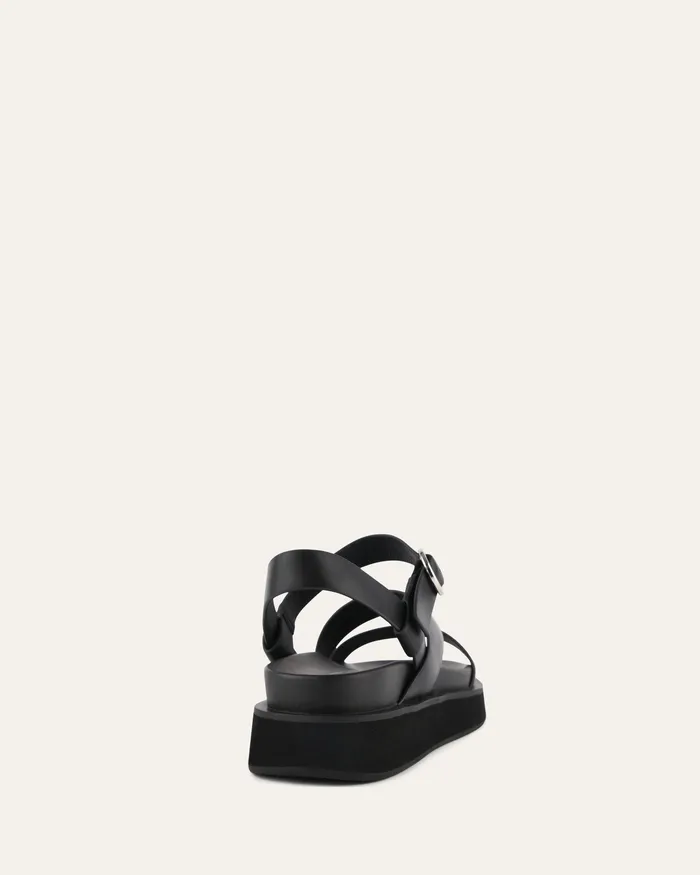 FLAT SANDALS Marais flat sandals black leather 8211 jomercer Women FLAT SANDALS Marais flat sandals black leather 8211 jomercer Women