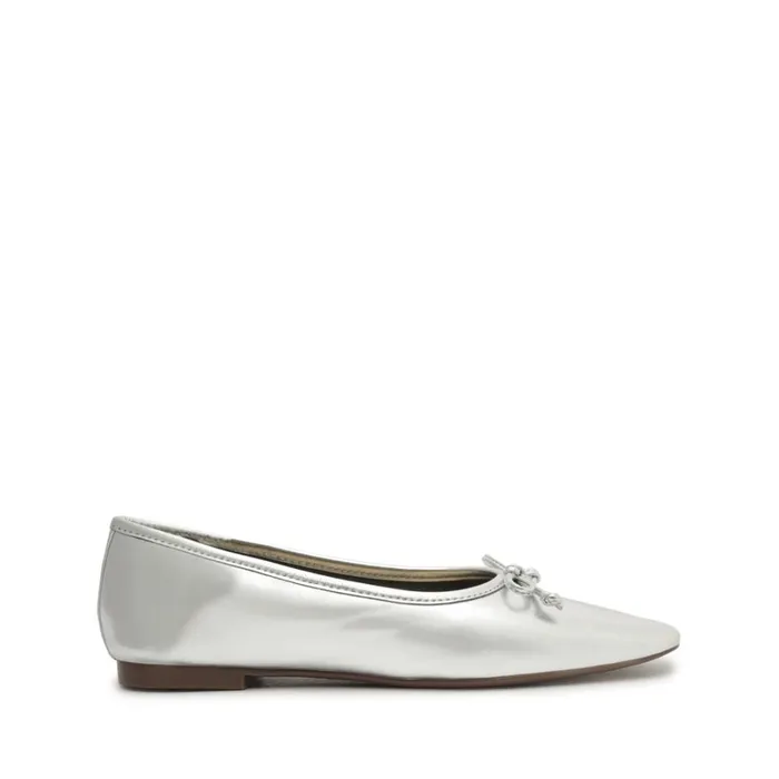 Flats Arissa Silver Schutz Shoes Ballerinas