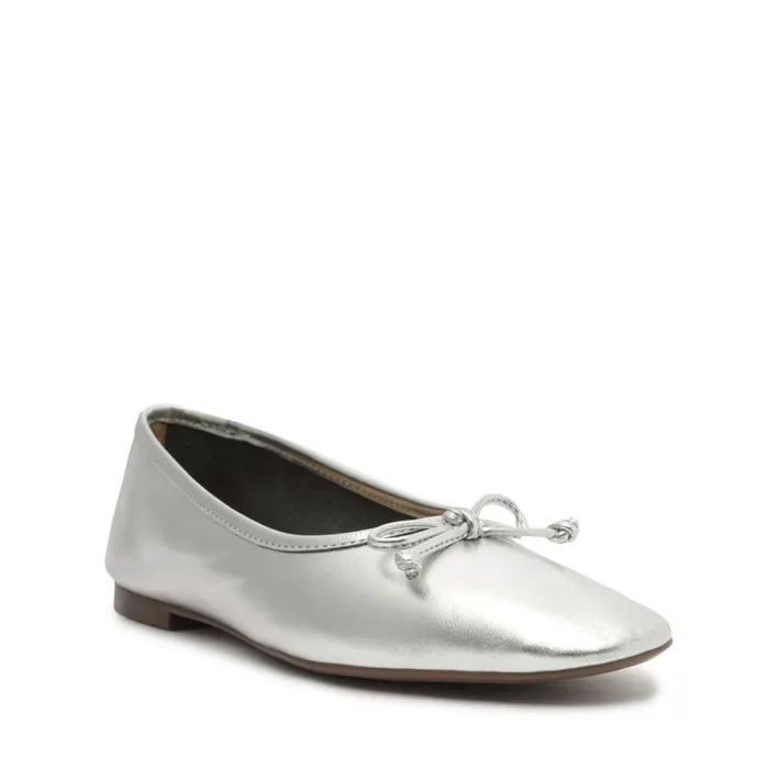 Flats Arissa Silver Schutz Shoes Ballerinas