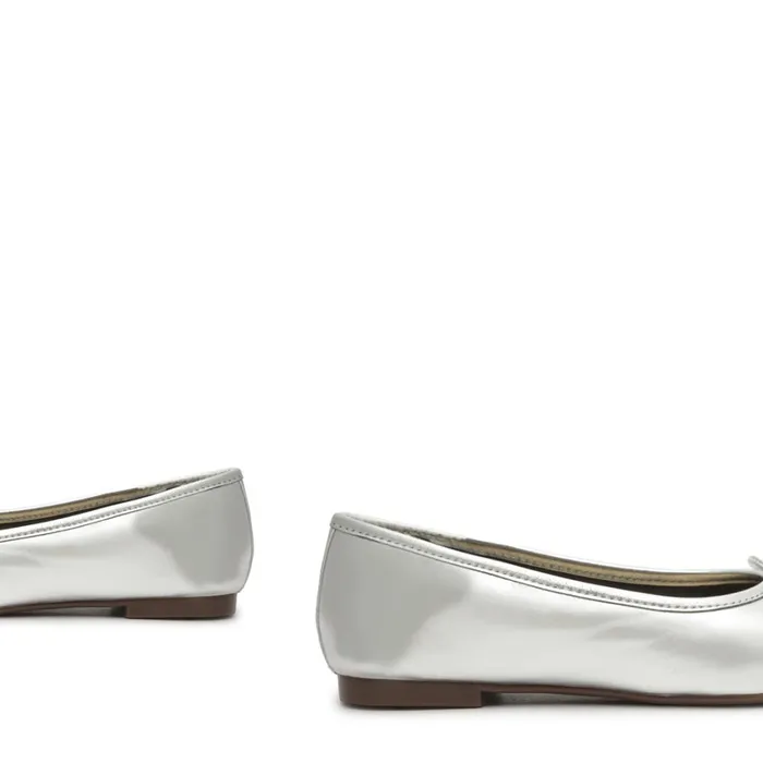 Flats Arissa Silver Schutz Shoes Ballerinas