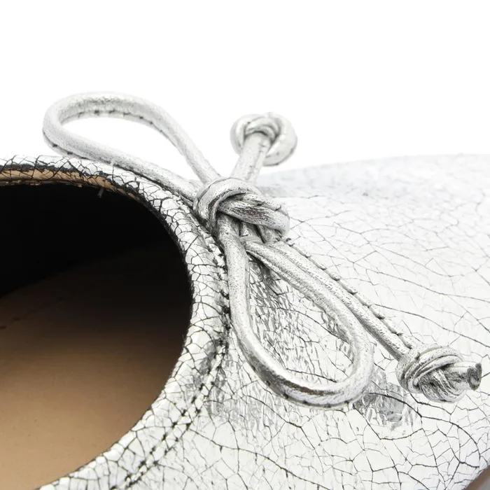 Flats Arissa Silver Schutz Shoes Ballerinas