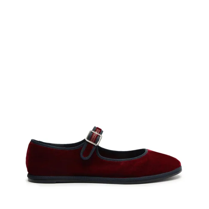 Flats Clarissa Velvet Flat Vinno Schutz Shoes Ballerinas