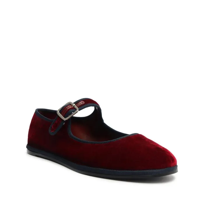 Flats Clarissa Velvet Flat Vinno Schutz Shoes Ballerinas