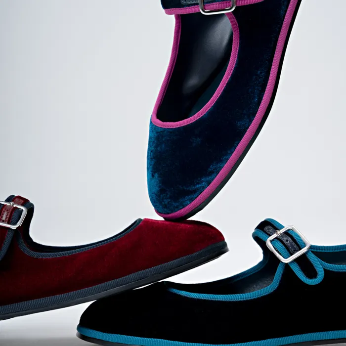 Flats Clarissa Velvet Flat Vinno Schutz Shoes Ballerinas