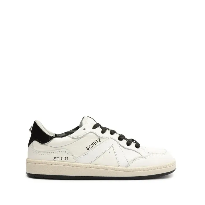 Flats ST001 Leather Sneaker White Schutz Shoes Sneakers