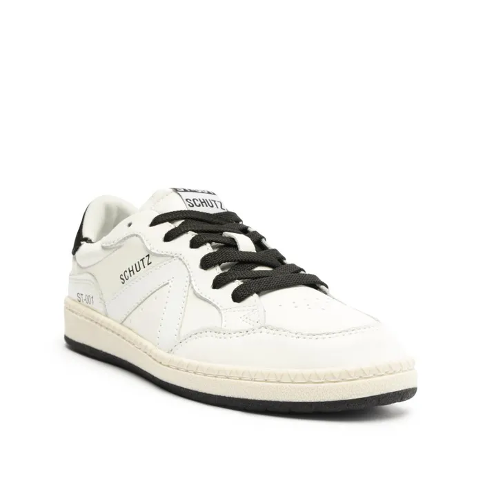 Flats ST001 Leather Sneaker White Schutz Shoes Sneakers
