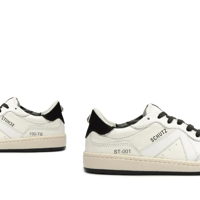 Flats ST001 Leather Sneaker White Schutz Shoes Sneakers