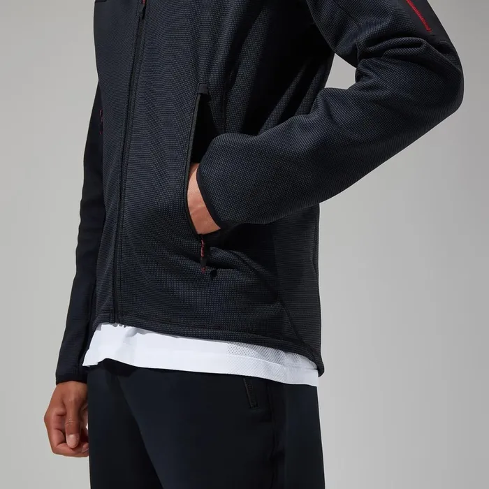 Fleece Men Berghaus Pravitale MTN 20 Hooded Jacket 8211 GreyBlack
