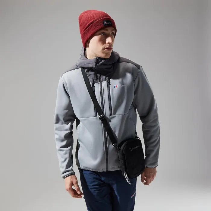 Fleece Men Berghaus Reacon Hooded Jacket 8211 Grey