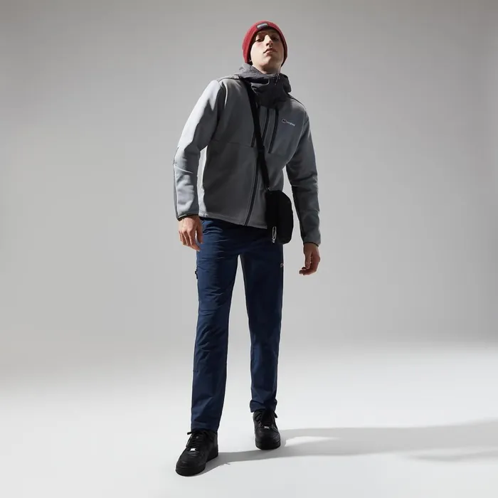 Fleece Men Berghaus Reacon Hooded Jacket 8211 Grey