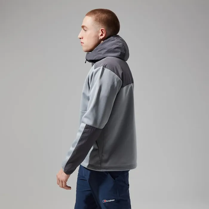 Fleece Men Berghaus Reacon Hooded Jacket 8211 Grey