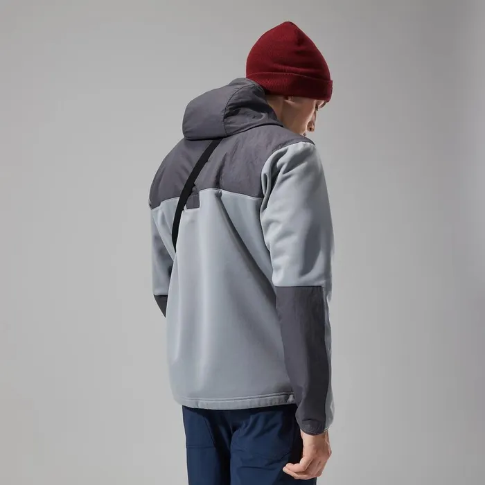 Fleece Men Berghaus Reacon Hooded Jacket 8211 Grey