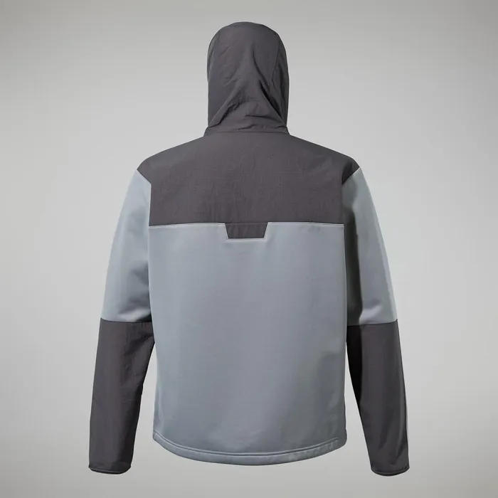 Fleece Men Berghaus Reacon Hooded Jacket 8211 Grey