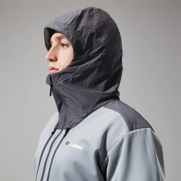 Fleece Men Berghaus Reacon Hooded Jacket 8211 Grey