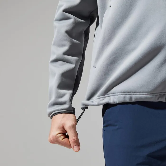 Fleece Men Berghaus Reacon Hooded Jacket 8211 Grey