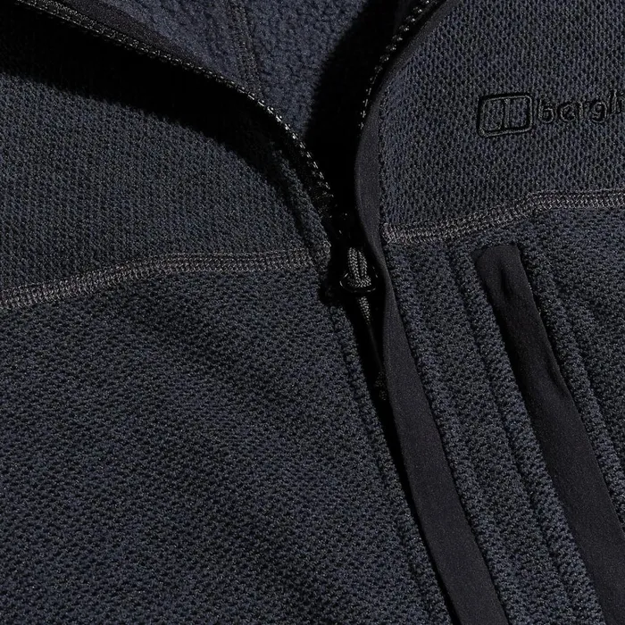 Fleece Men Berghaus Stainton 20 Half Zip 8211 BlackGrey