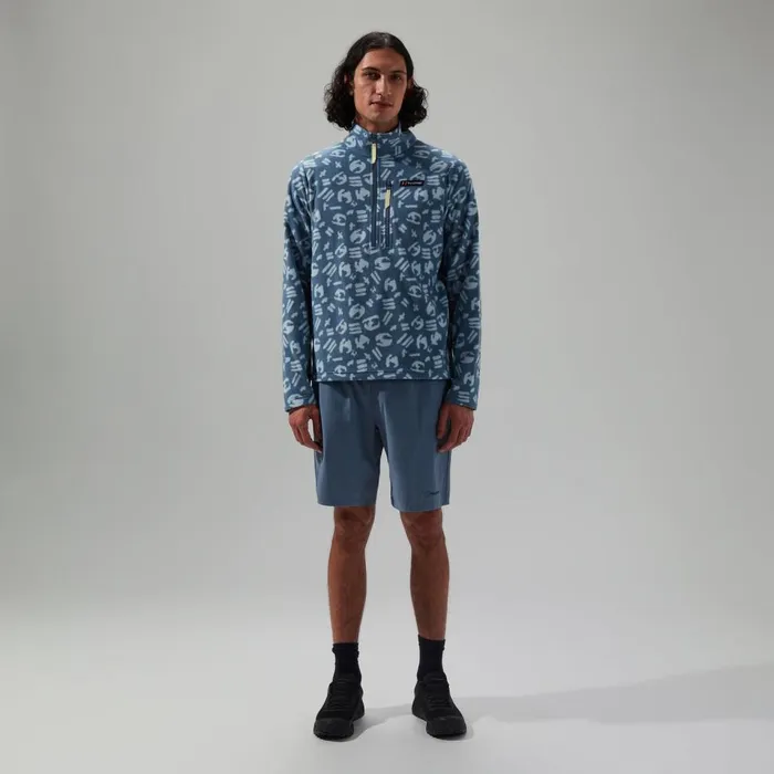Fleece MenWomen Berghaus Prism Printed Trango Half Zip Fleece Blue Fleece MenWomen Berghaus Prism Printed Trango Half Zip Fleece Blue