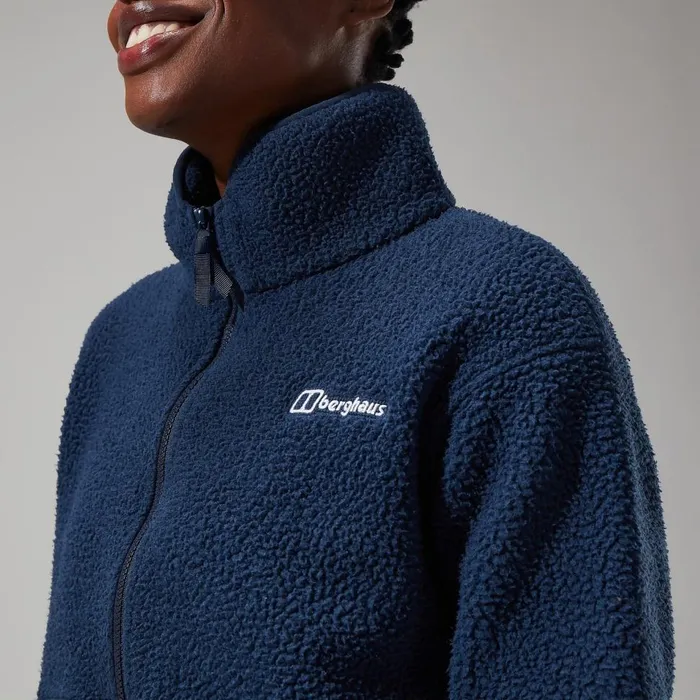 Fleece Women Berghaus Hawksker Half Zip 8211 Dark Blue