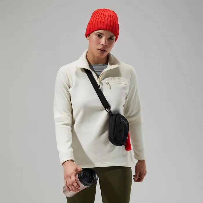 Fleece Women Berghaus Prism 20 Micro Half Zip Fleece 8211 Natural