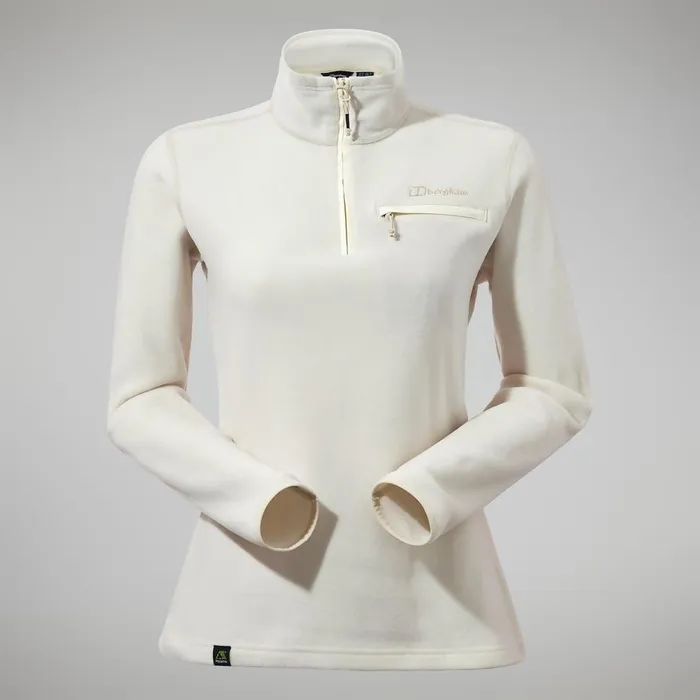 Fleece Women Berghaus Prism 20 Micro Half Zip Fleece 8211 Natural