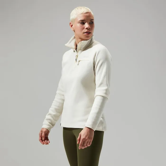 Fleece Women Berghaus Prism 20 Micro Half Zip Fleece 8211 Natural