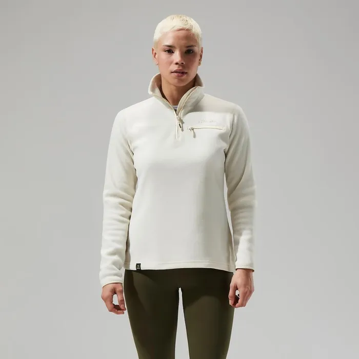 Fleece Women Berghaus Prism 20 Micro Half Zip Fleece 8211 Natural