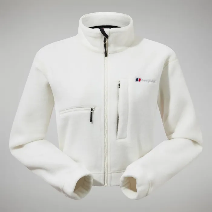 Fleece Women Berghaus Urban Cropped Coord Fleece Jacket 8211 Natural