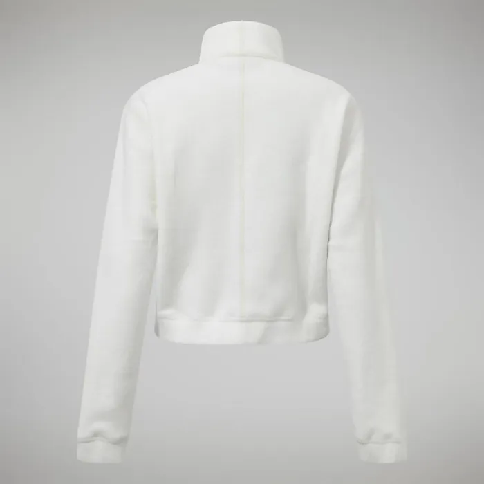 Fleece Women Berghaus Urban Cropped Coord Fleece Jacket 8211 Natural
