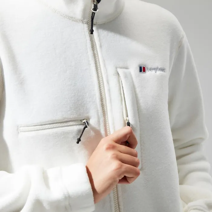 Fleece Women Berghaus Urban Cropped Coord Fleece Jacket 8211 Natural