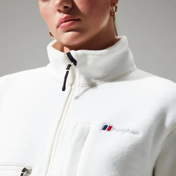 Fleece Women Berghaus Urban Cropped Coord Fleece Jacket 8211 Natural