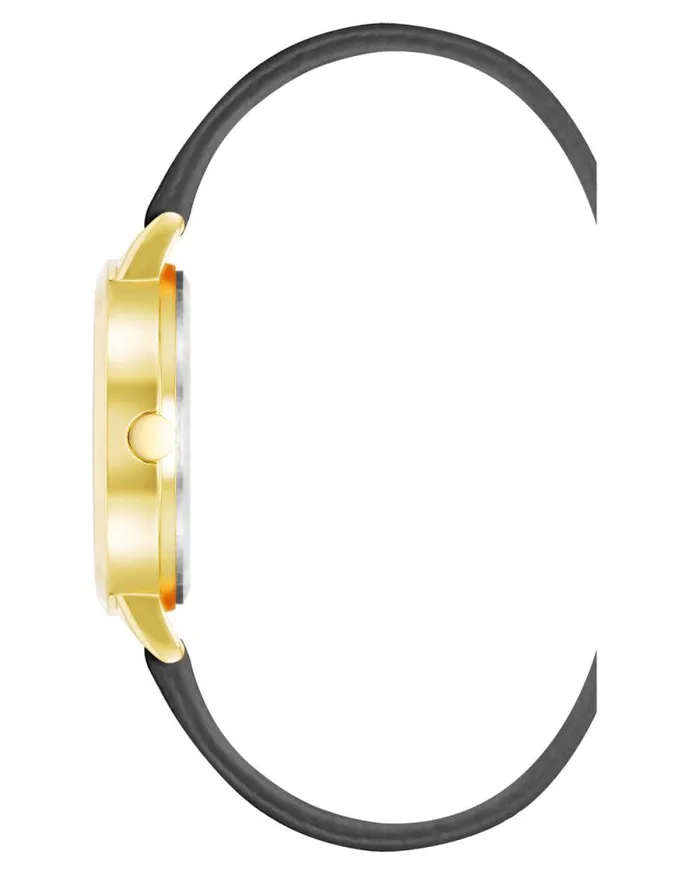 Floral Dial Saffiano Strap Watch Black Women Nine West Straps Floral Dial Saffiano Strap Watch Black Women Nine West Straps