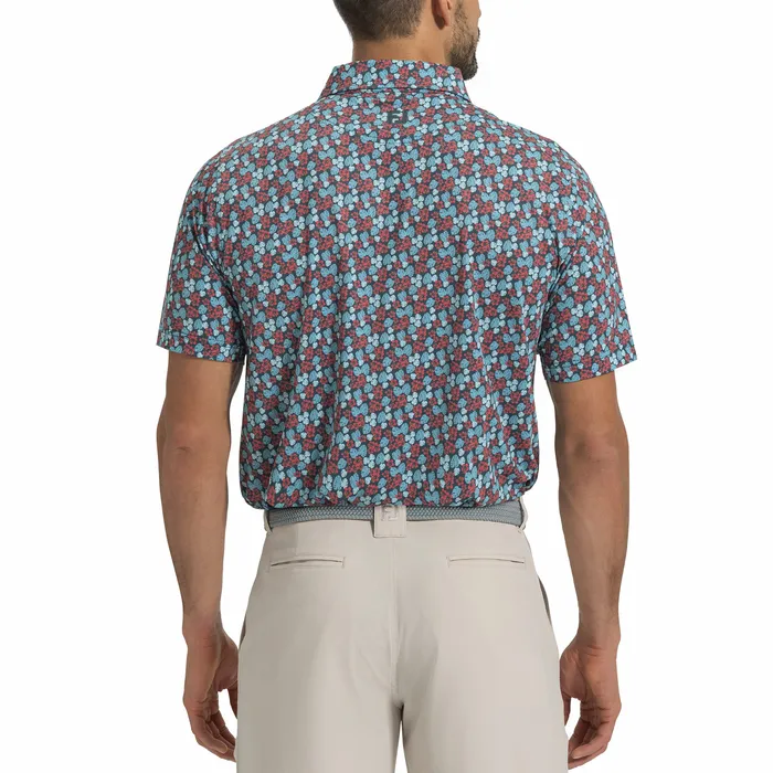 FootJoy Hawaiian Floral Lisle Men Shirts