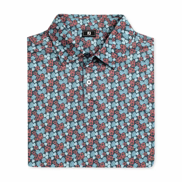 FootJoy Hawaiian Floral Lisle Men Shirts