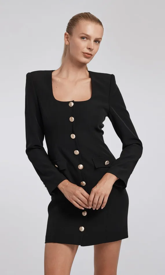 Generation Love Clothing Dresses Mellie Crepe Dress Black 8211 Women