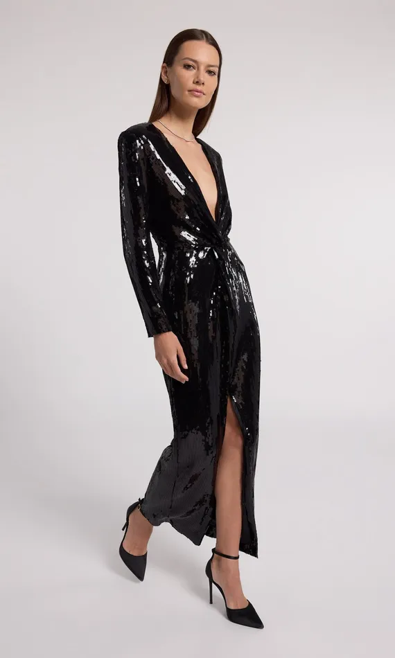 Generation Love Clothing Dresses Silvanna Sequin Dress Black 8211 Women