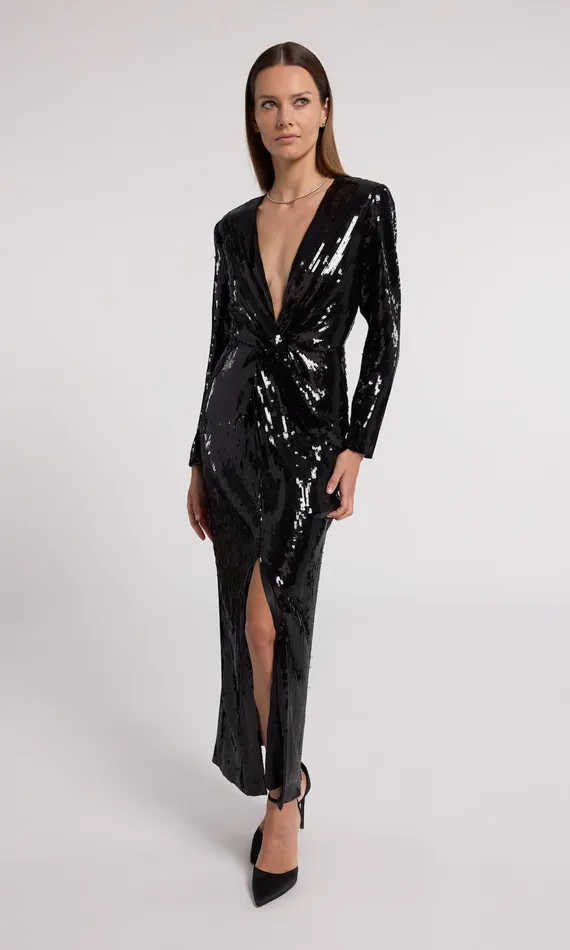 Generation Love Clothing Dresses Silvanna Sequin Dress Black 8211 Women