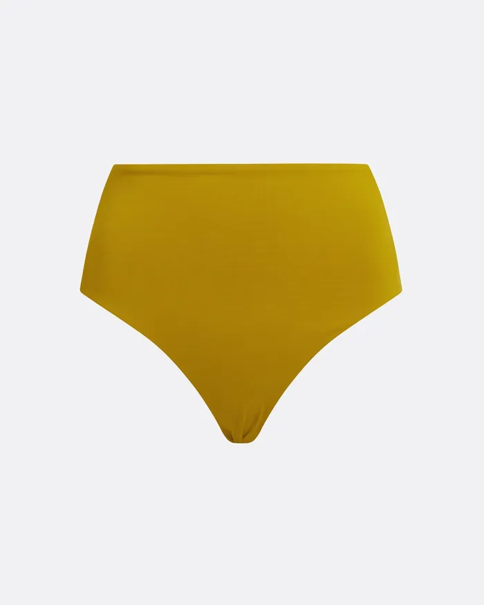 Gisellea Chartreuse Bikini Bottom Chartreuse Swimwear Safiyaa Women
