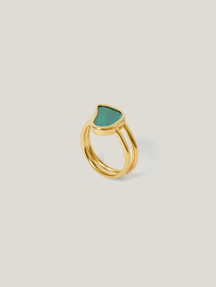 Gold Vermeil Ring Gold Women Jigsaw Jewellery