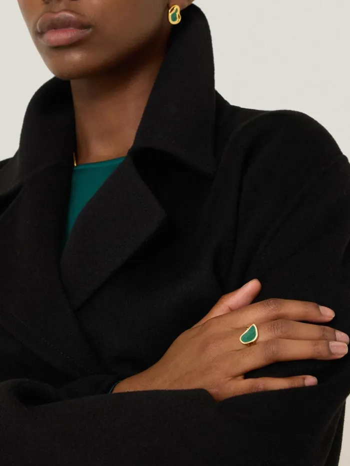 Gold Vermeil Ring Gold Women Jigsaw Jewellery