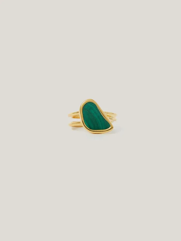Gold Vermeil Ring Gold Women Jigsaw Jewellery