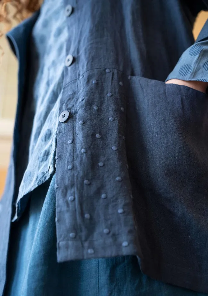 Gudrun Sjdn Andante Indoor Jacket In Linen Women Coats and Jackets