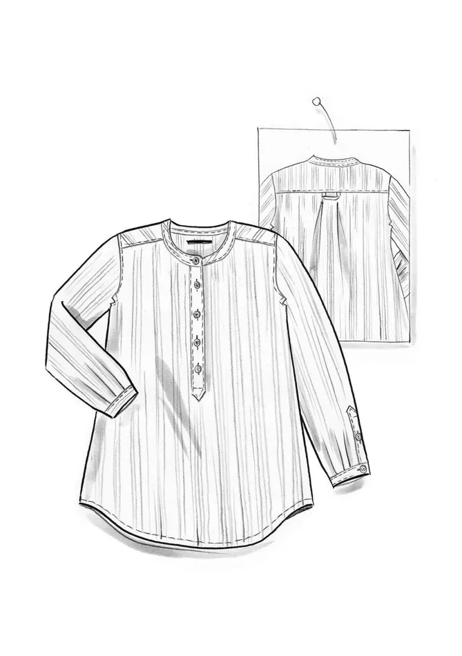Gudrun Sjdn Ask Blouse In Organic Cotton Women Blouses