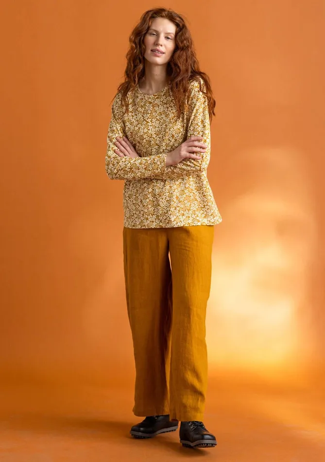Gudrun Sjdn Asta Woven Pants In Linen Women Pants