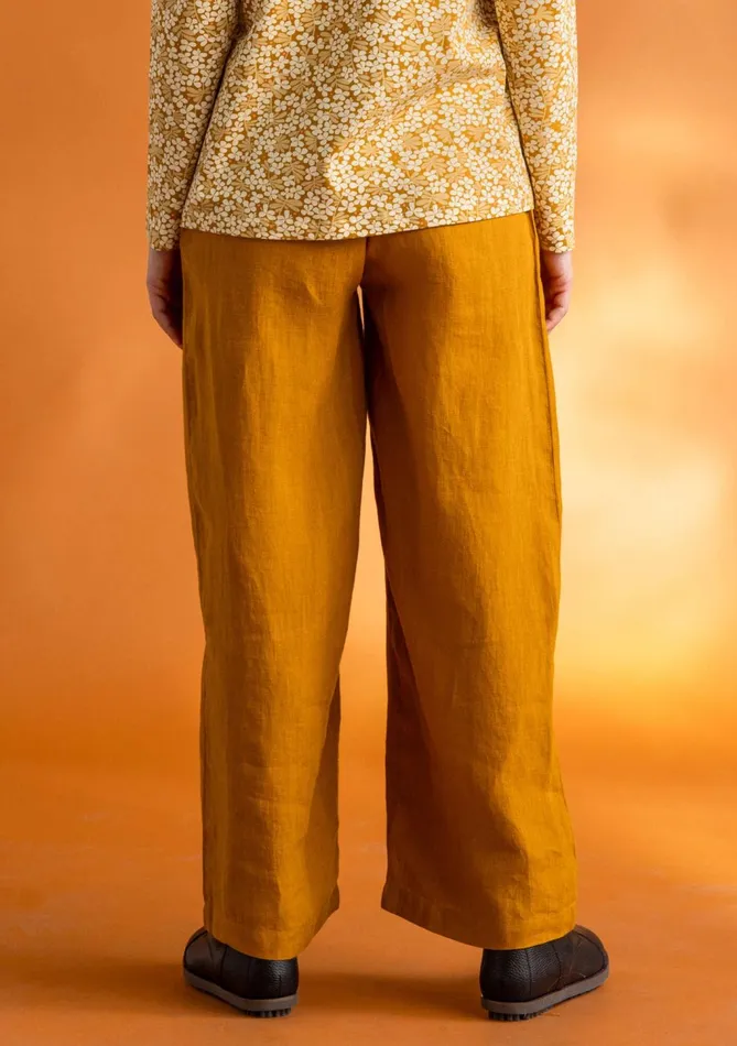 Gudrun Sjdn Asta Woven Pants In Linen Women Pants