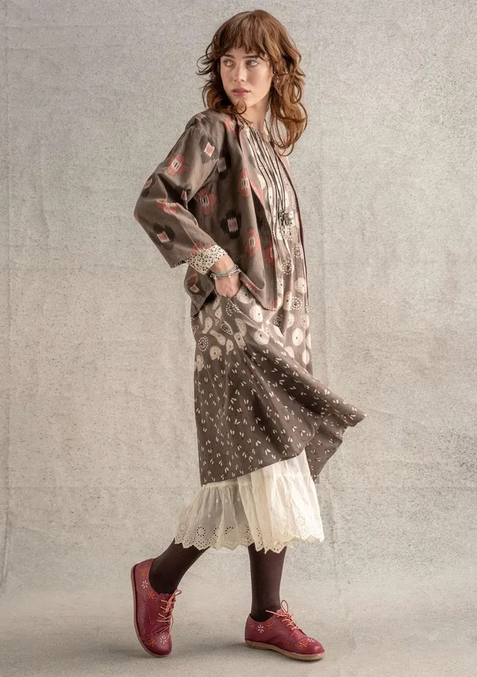 Gudrun Sjdn Harda Woven Indoor Jacket In Cotton Women Coats and Jackets