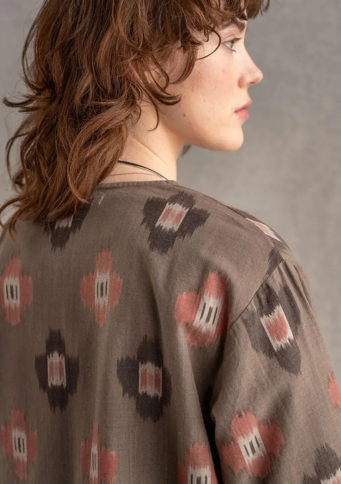 Gudrun Sjdn Harda Woven Indoor Jacket In Cotton Women Coats and Jackets